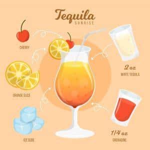 Tekila Sunrise Kokteyl Tarifi