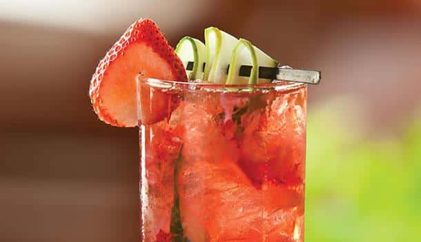 Strawberry Cucumber Spritzer