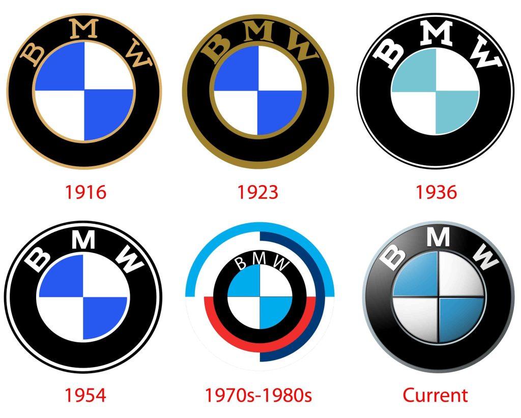 Yıllara Göre BMW Logoları