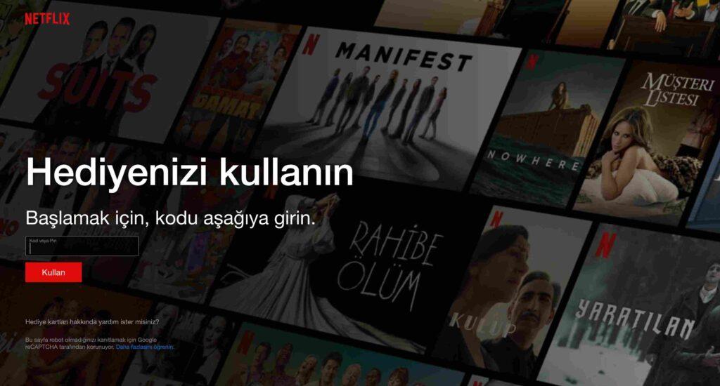 Netflix Hediye Kartı