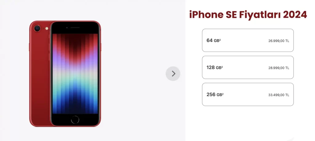 iPhone SE Fiyatları 2024