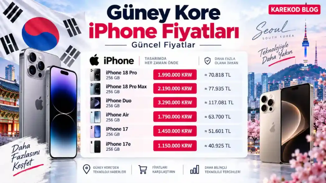 Güney Kore iPhone Fiyatları