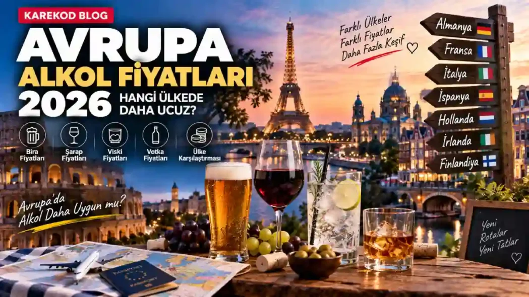 Avrupa'da Alkol Fiyatları