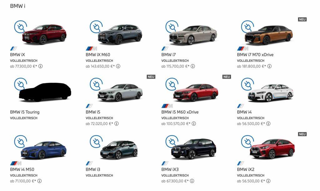 BMW Elektrikli Araç Fiyat Listesi - Almanya BMW Fiyatları