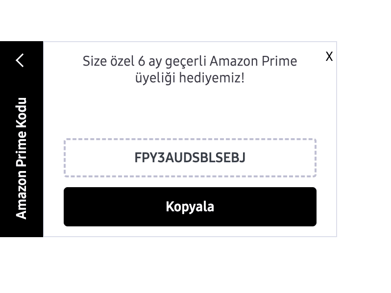 Amazon Prime Promosyon Kodu