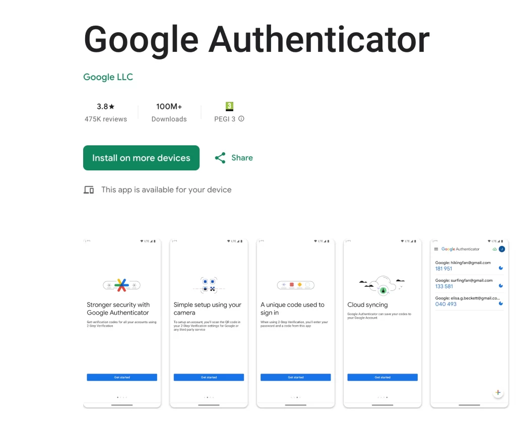 Google Authenticator