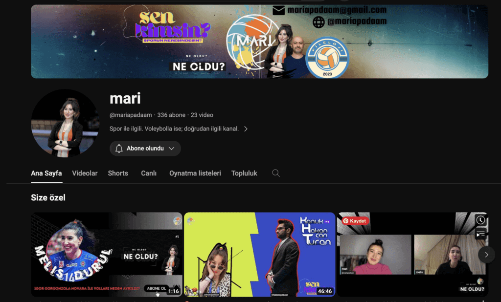 Mari Youtube Kanalı