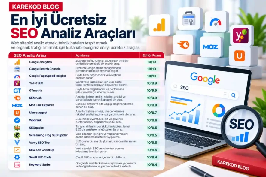 En İyi Ücretsiz SEO Analiz Araçları