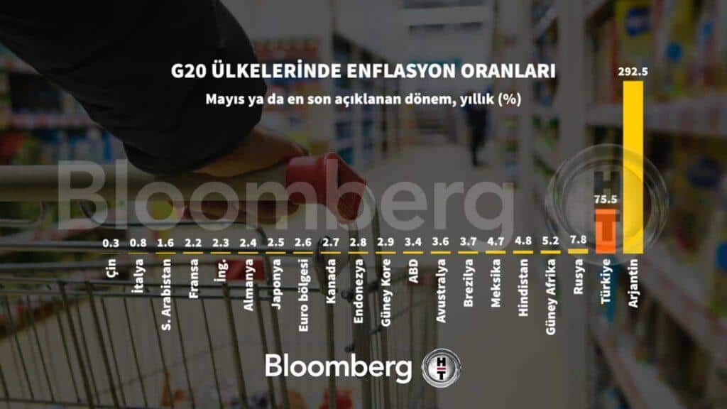 G20 Ülkelerinde Enflasyon Oranları