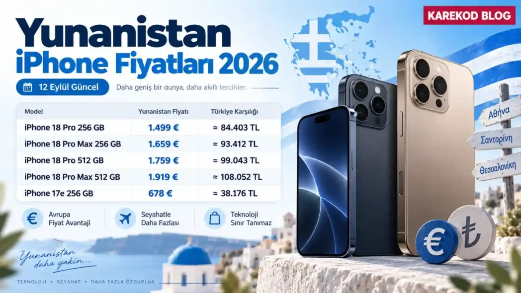 Güncel Yunanistan iPhone 18 Fiyatları