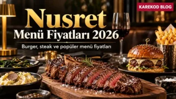Güncel Nusret Menü Fiyatları