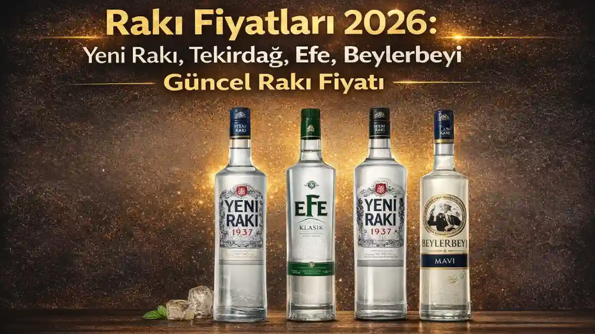 Rakı Fiyatları 2026: Yeni Rakı, Tekirdağ, Efe ve Beylerbeyi Güncel ...