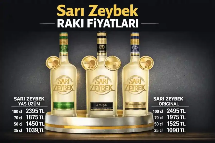 Sarı Zeybek Rakı Fiyatları