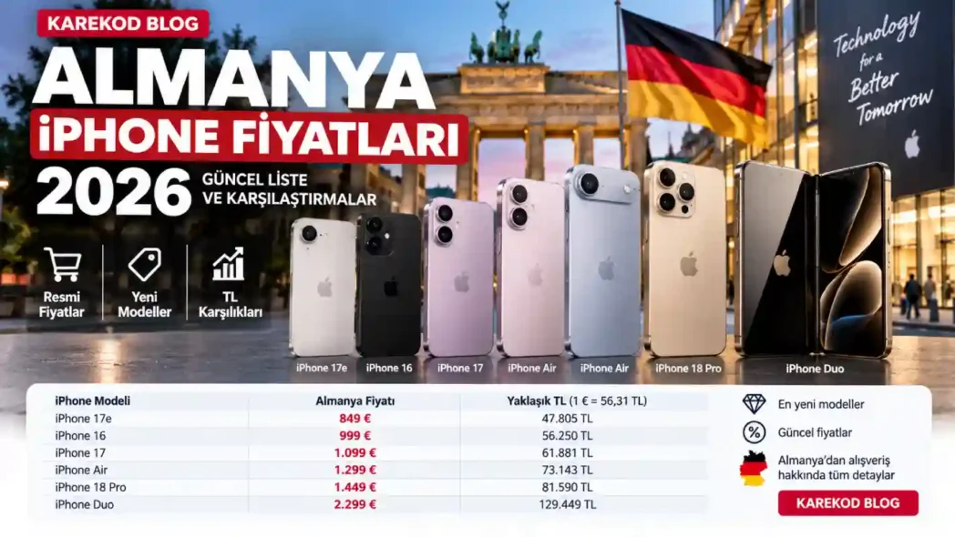 Güncel Almanya iPhone Fiyatları