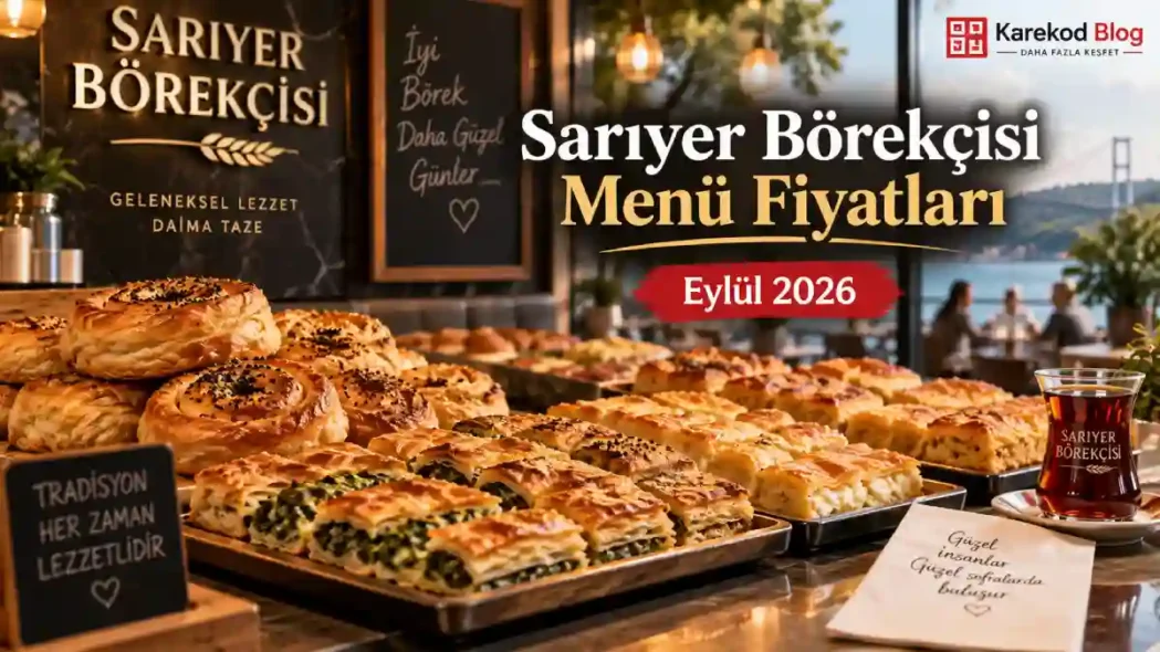 Sarıyer Börekçisi Menü Fiyatları