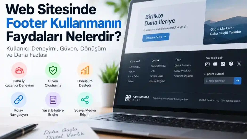 footer kullanmanın faydaları
