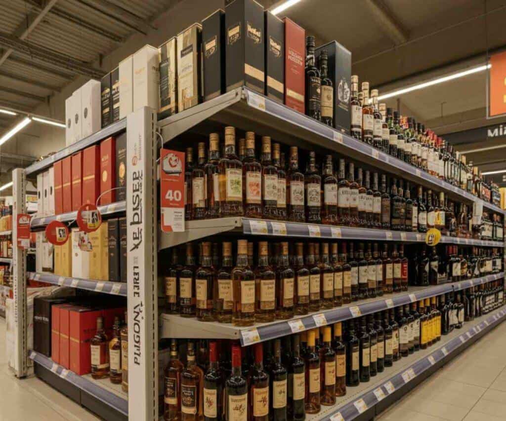 Migros'ta Alkollü İçecekler