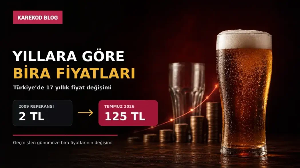 Yıllara Göre Bira Fiyatları
