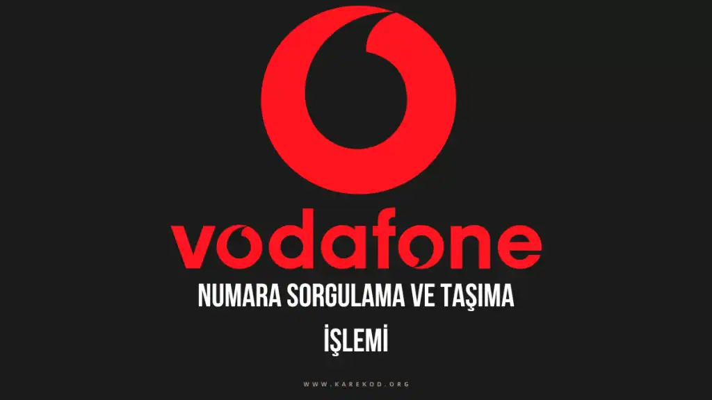 Numara Sorgulama Vodafone