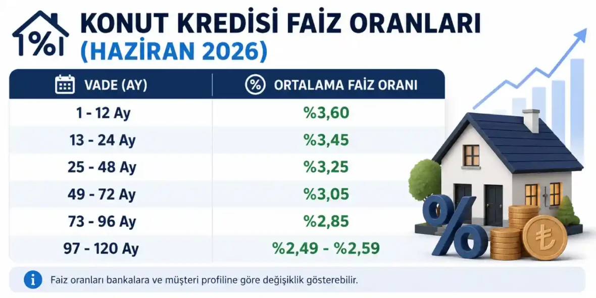 Konut Kredisi Faiz Oranları