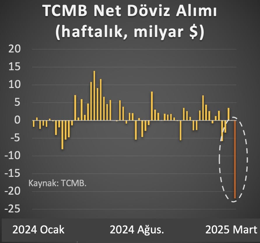TCMB’nin Döviz Müdahalesi