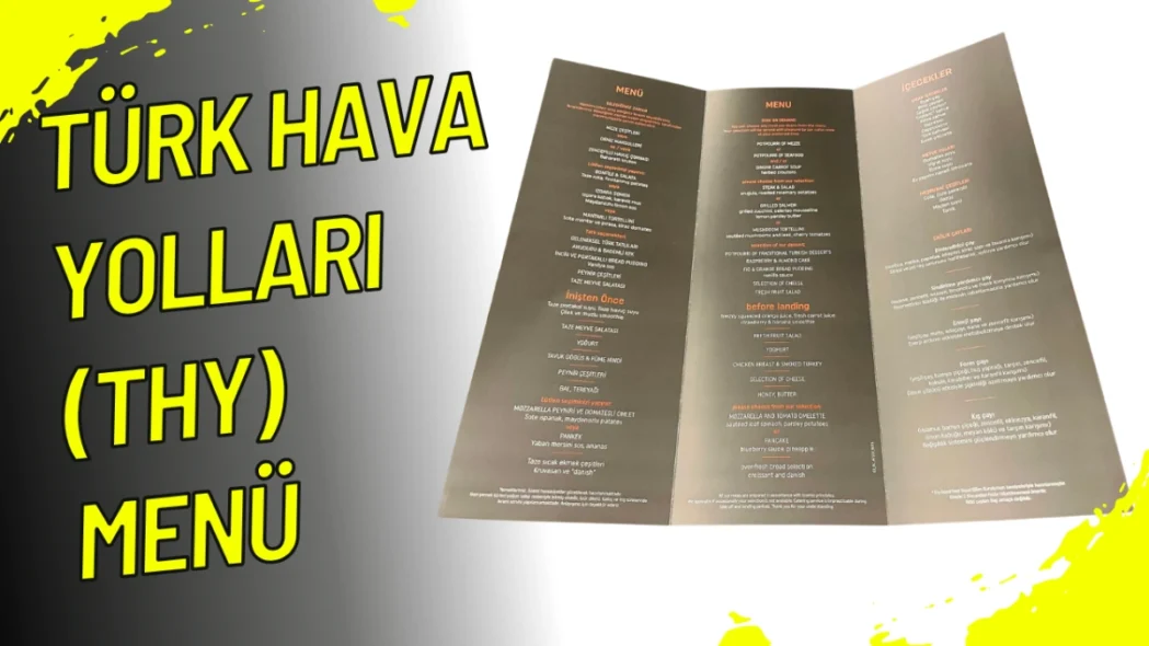 Türk Hava Yolları (THY) Menü