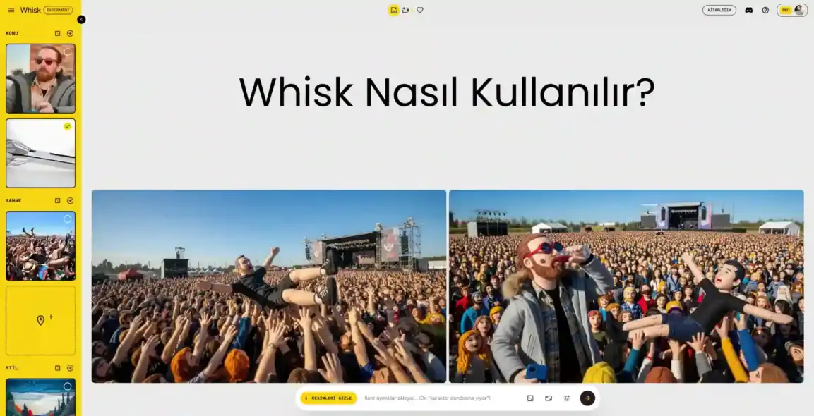 Whisk Nasıl Kullanılır