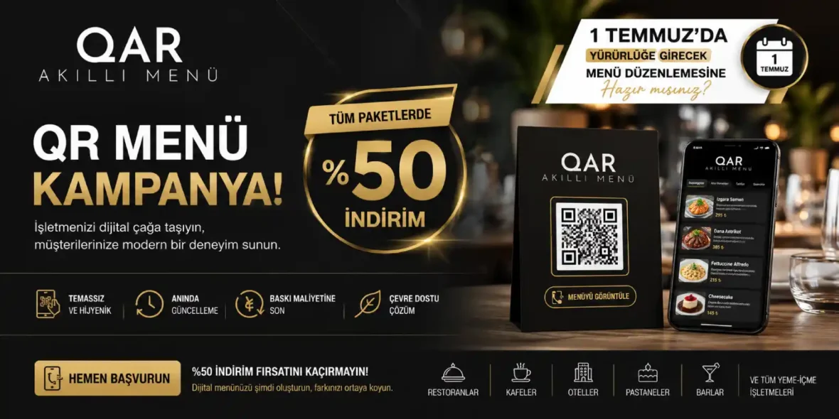 QR Menü Kampanya