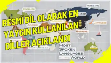 Resmî Dil Olarak En Yaygın Kullanılan Diller Açıklandı