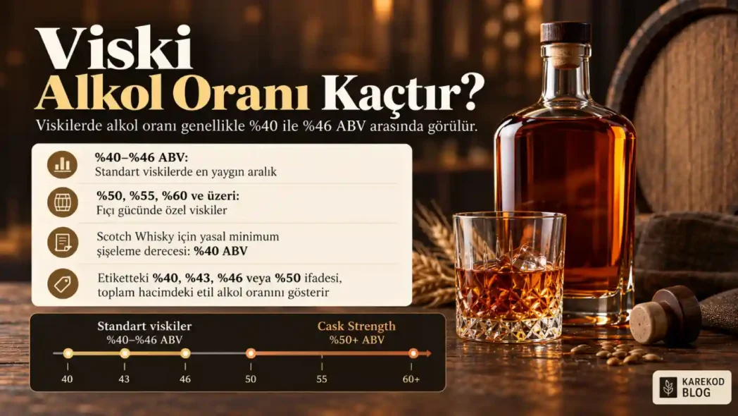 Viskilerin alkol oranları