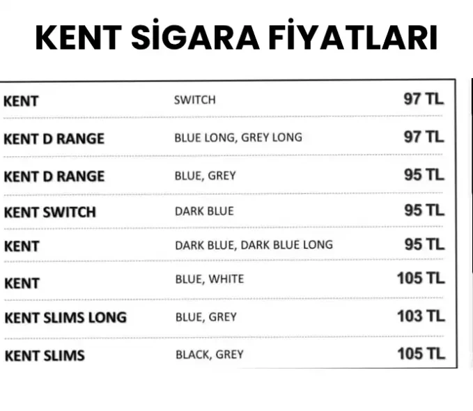 Kent Sigara Fiyatları