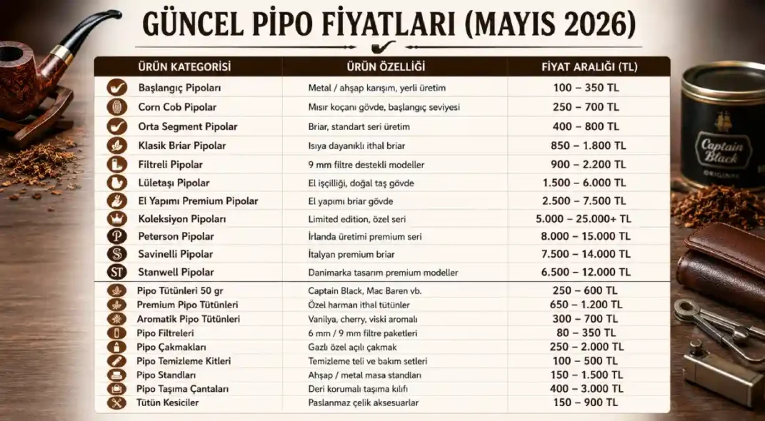 Pipo Fiyatları