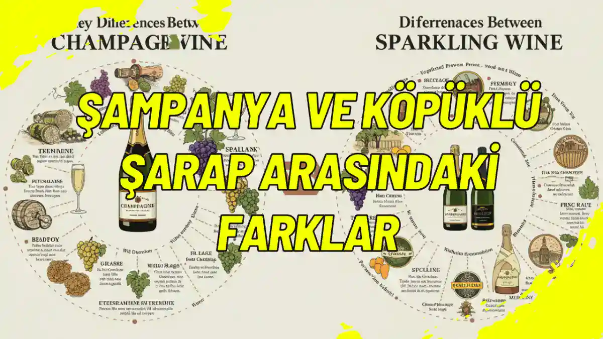 Şampanya ve Köpüklü Şarap Arasındaki Farklar