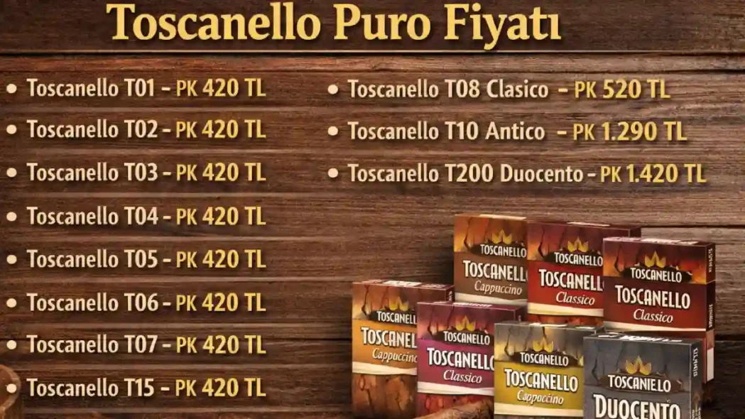 Toscanello Puro Fiyatı