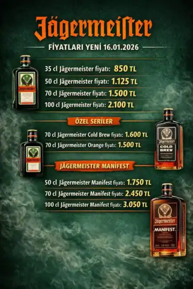 jagermeister fiyat