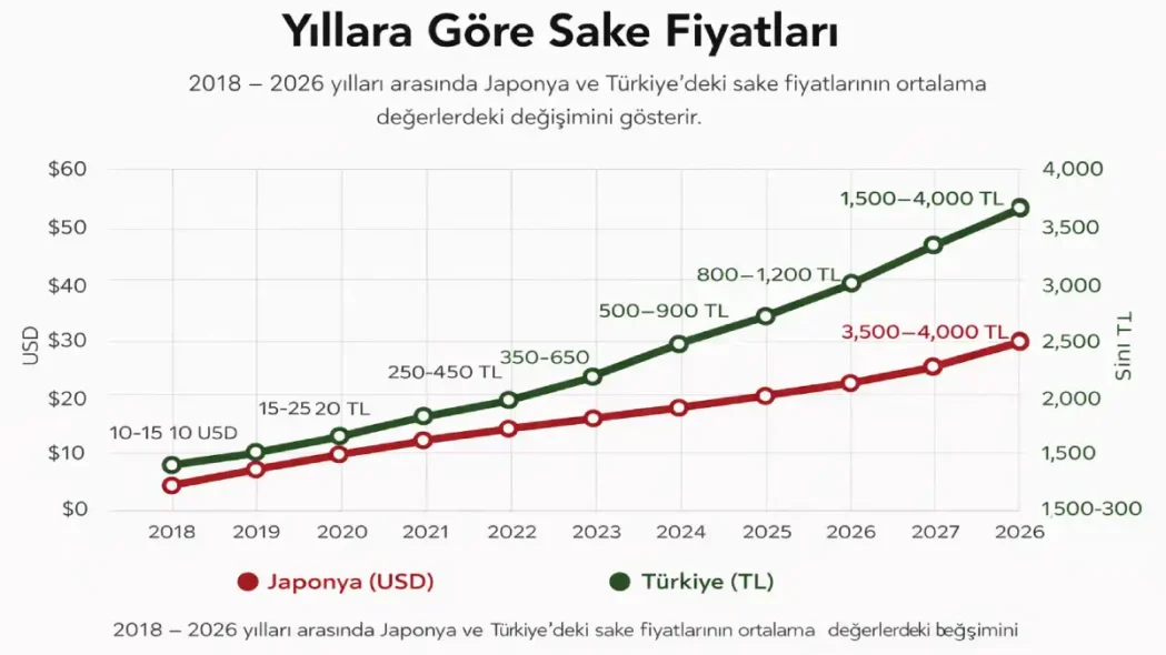 Yıllara Göre Sake Fiyatları