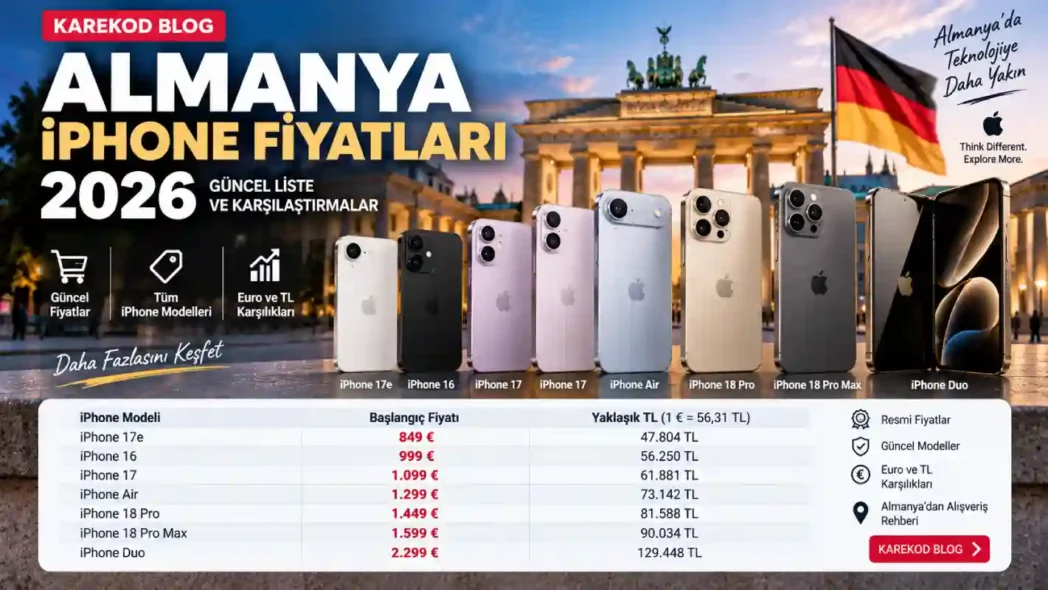 Güncel Almanya iPhone Fiyatları