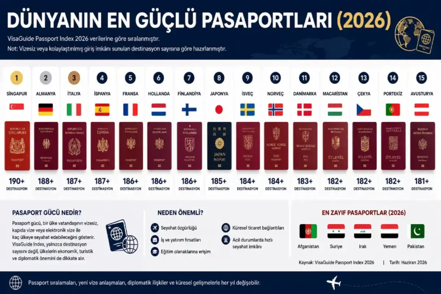 Güncel Dünyanın En Güçlü Pasaportları