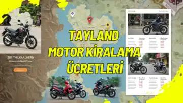 Güncel Tayland Motor Kiralama Ücretleri