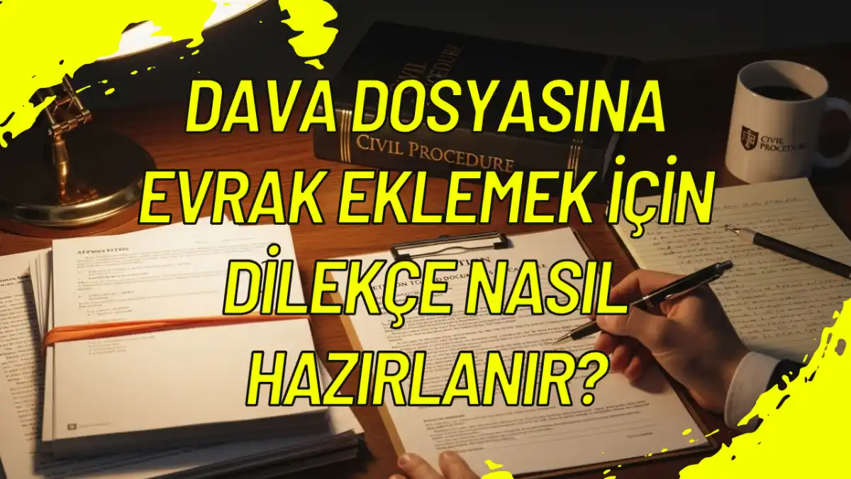 Dava Dosyasına Evrak Eklemek İçin Dilekçe Nasıl Hazırlanır?
