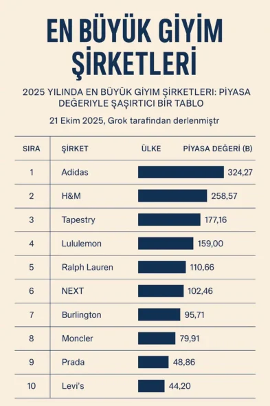 Dünyanın En Büyük Giyim Şirketleri