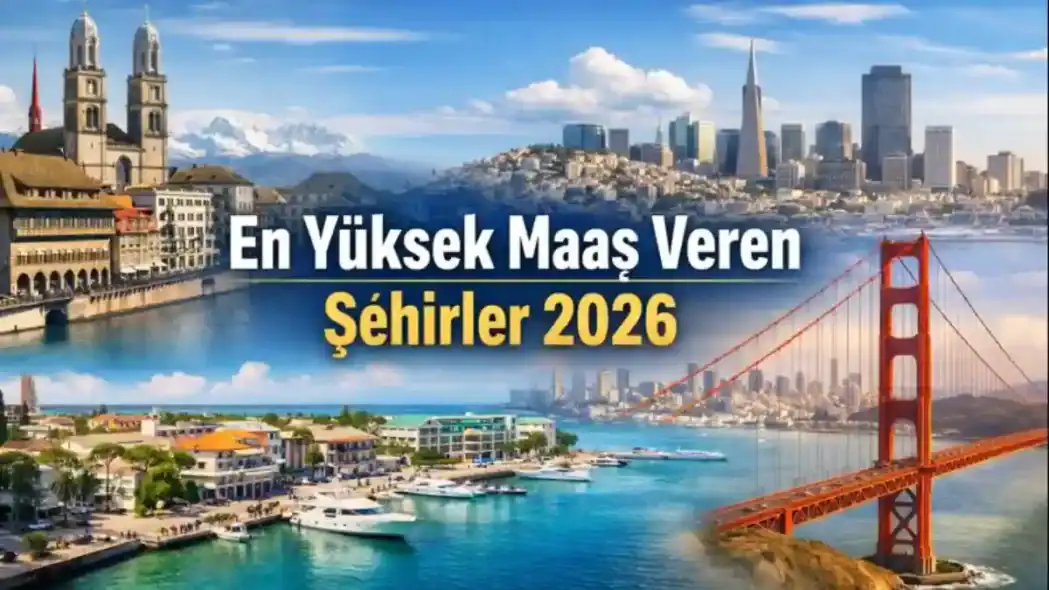 2026 En Yüksek Maaş Veren Şehirler