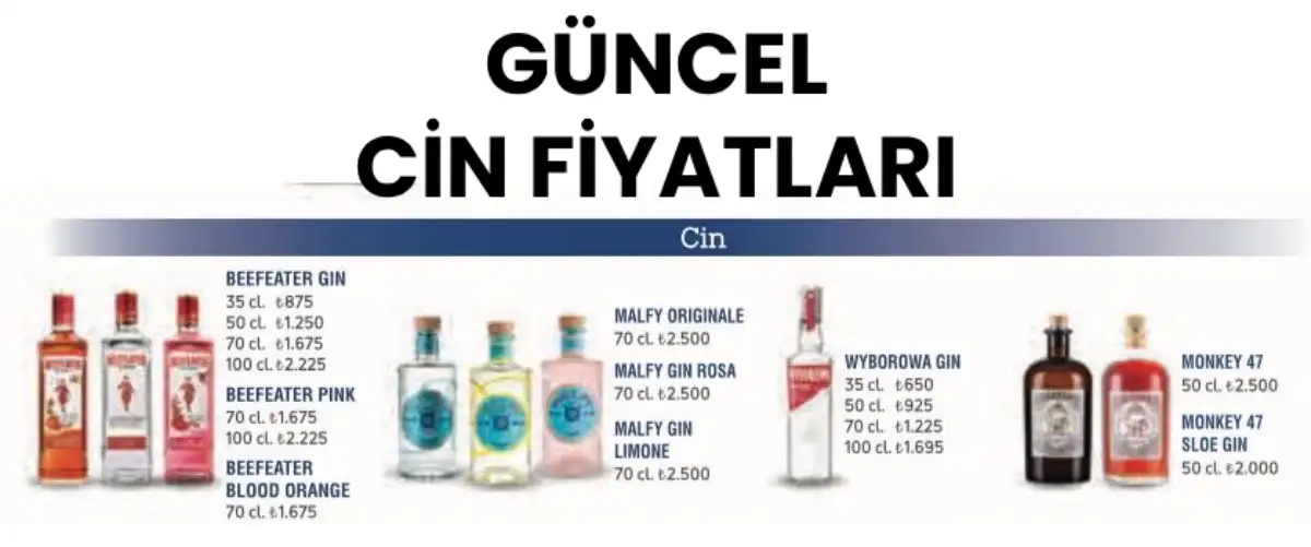 Güncel cin fiyatları