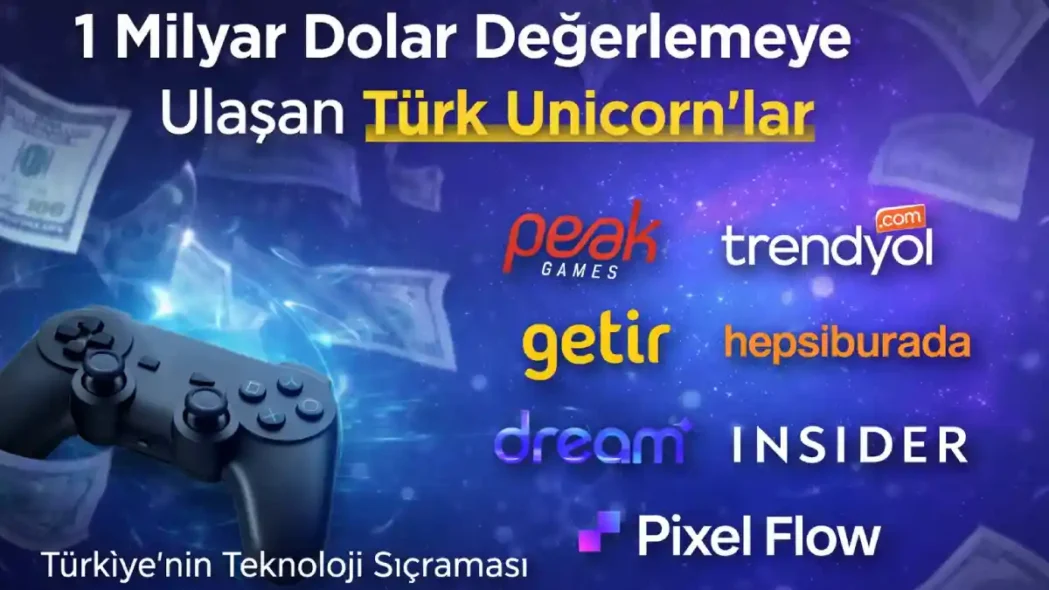 1 Milyar Dolar Değerlemeye Ulaşan Türk Unicorn’lar