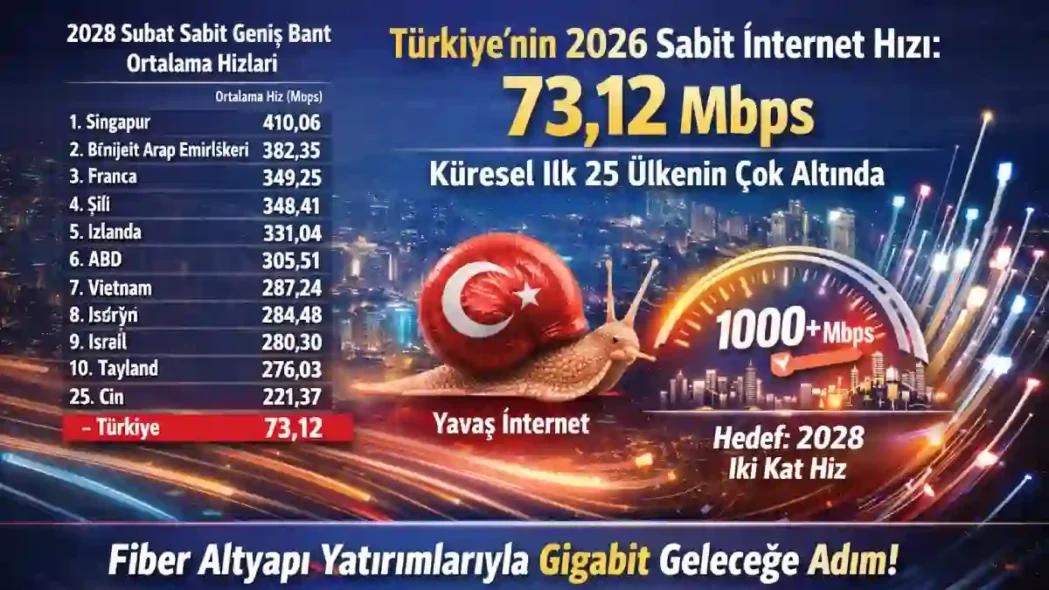 Dünyanın En Hızlı Sabit İnterneti 2026