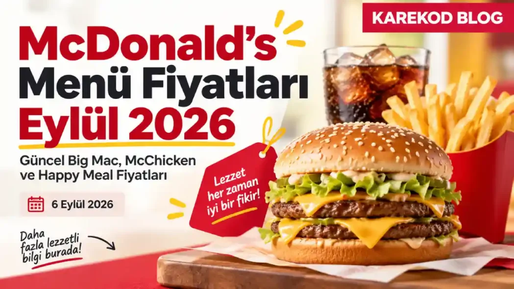 McDonald's Menü Fiyatları