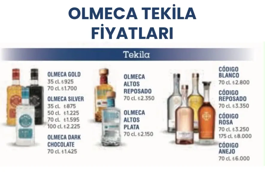 Olmeca Tekila Fiyatları