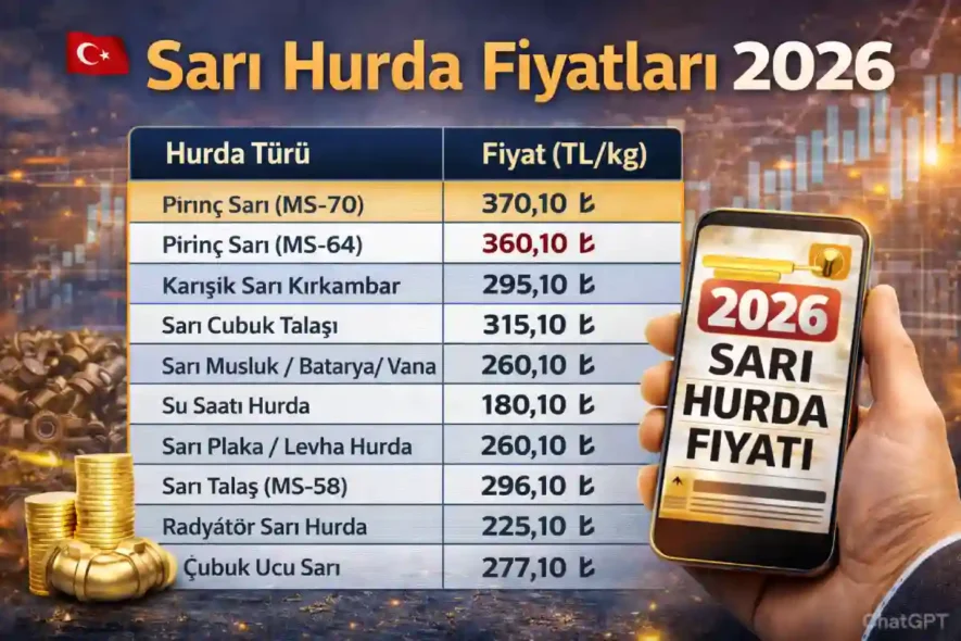 Hurda Sarı Fiyatları