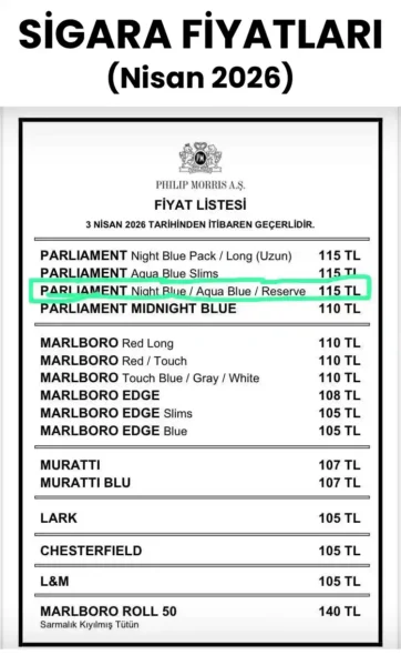 Güncel Sigara Fiyatları