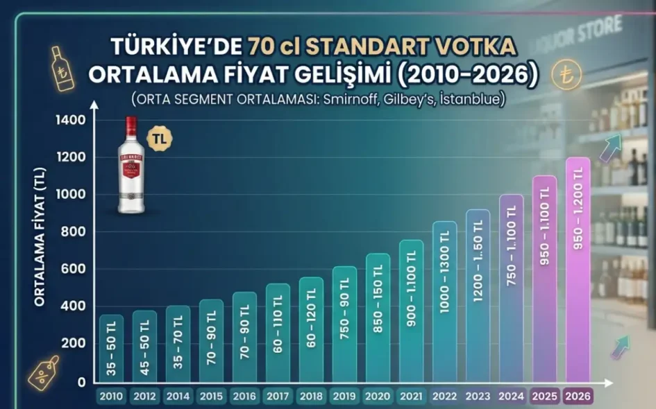 Yıllara Göre Votka Fiyatları